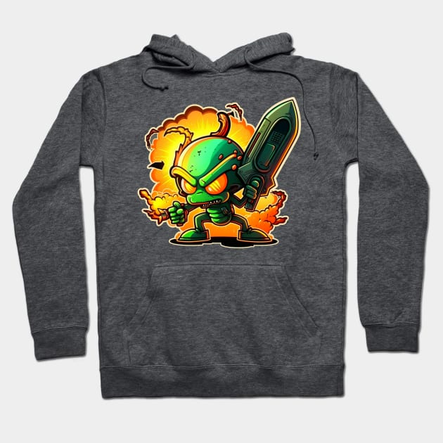 Alien Hoodie by pxdg